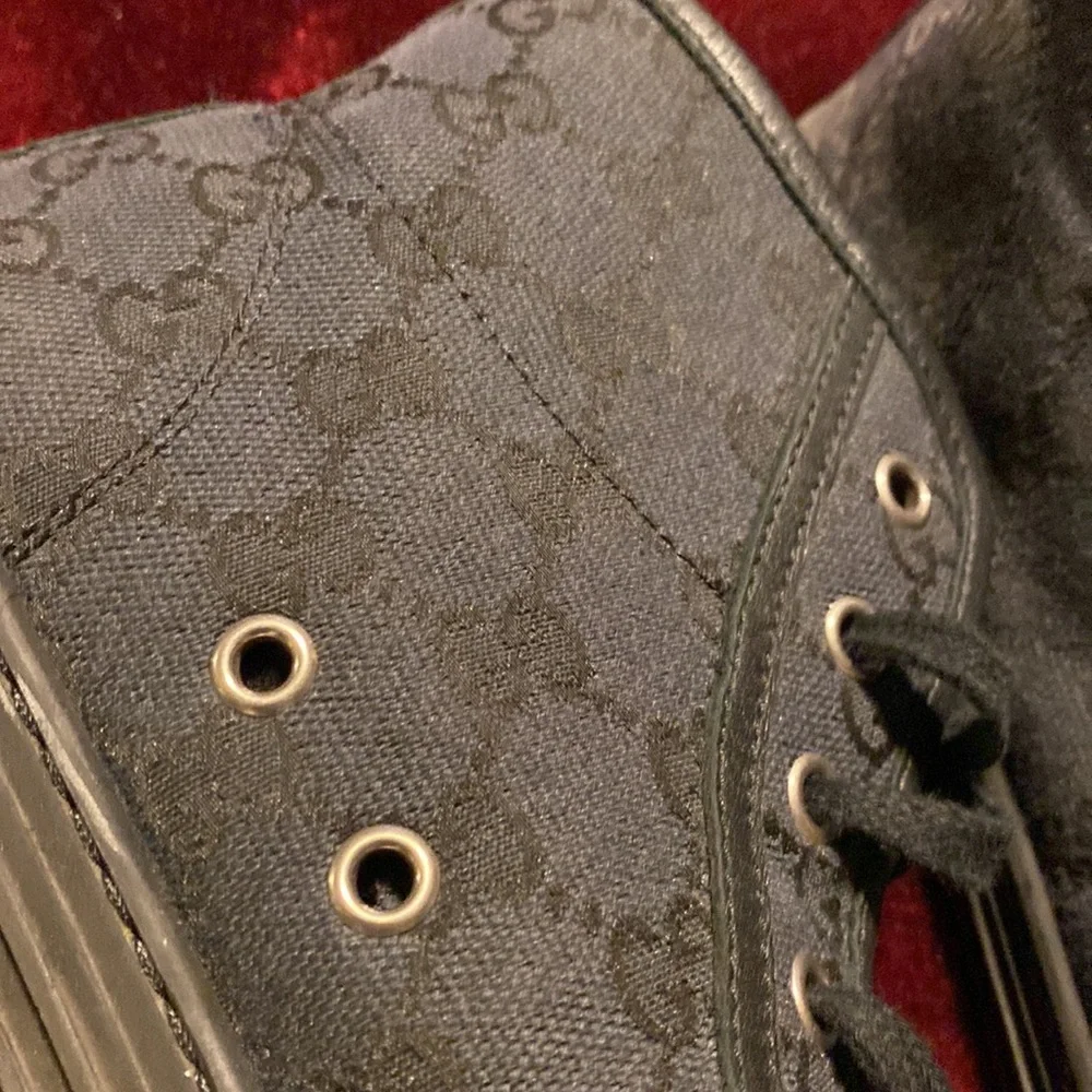 Gucci Black High-Top Sneakers